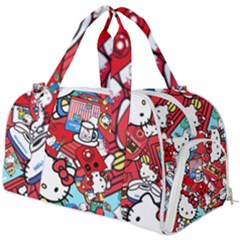 Hello-kitty-61 Burner Gym Duffel Bag by nateshop