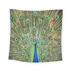 Peacock,army 1 Square Tapestry (small) by nateshop