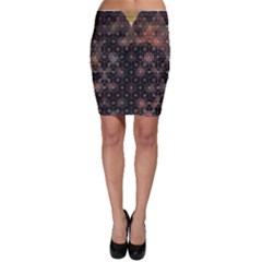 Abstract Psychedelic Geometry Andy Gilmore Sacred Bodycon Skirt by Sarkoni