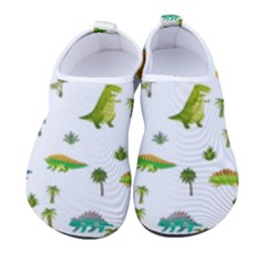 Baby Dino Seamless Pattern Men s Sock-style Water Shoes by Sarkoni