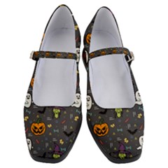 Halloween Bat Pattern Women s Mary Jane Shoes by Ndabl3x
