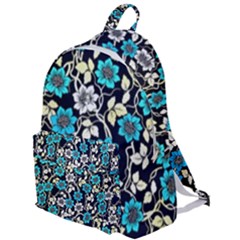 Blue Flower Pattern Floral Pattern The Plain Backpack by Grandong