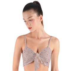 Punkte Woven Tie Front Bralet by zappwaits
