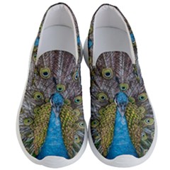 Peacock-feathers2 Men s Lightweight Slip Ons by nateshop