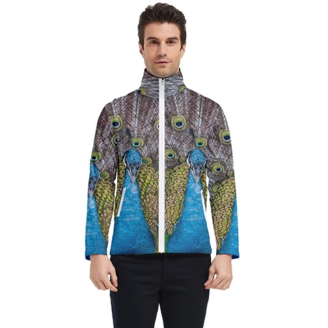 Peacock-feathers2 Men s Bomber Jacket by nateshop