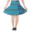 Aztec, Batik Velvet High Waist Skirt View2