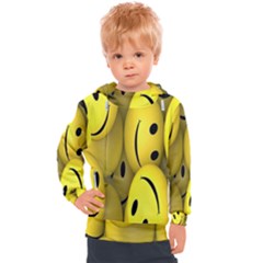 Emoji, Colour, Faces, Smile, Wallpaper Kids  Hooded Pullover by nateshop