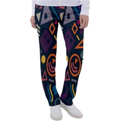 Inspired By The Colours And Shapes Women s Casual Pants by nateshop