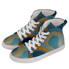 Cartoon, Elma, Corazones Men s Hi-top Skate Sneakers by nateshop