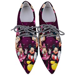 Cartoons, Disney, Mickey Mouse, Minnie Pointed Oxford Shoes by nateshop