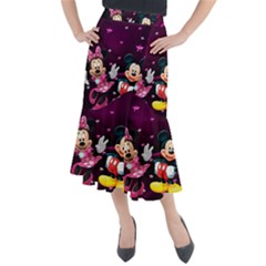 Cartoons, Disney, Mickey Mouse, Minnie Midi Mermaid Skirt by nateshop