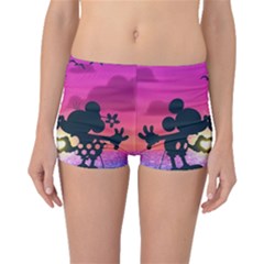 Mickey And Minnie, Mouse, Disney, Cartoon, Love Boyleg Bikini Bottoms by nateshop