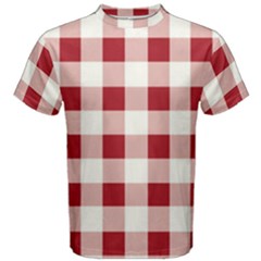 Gingham - 4096x4096px - 300dpi14 Men s Cotton T-shirt by EvgeniaEsenina