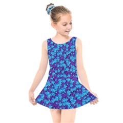 Flowers And Bloom In Perfect Lovely Harmony Kids  Skater Dress Swimsuit by pepitasart