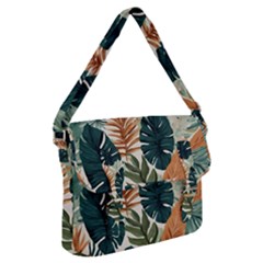 Tropical Leaf Buckle Messenger Bag by Jack14