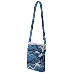 Abstract Blue Ocean Wave Multi Function Travel Bag by Jack14