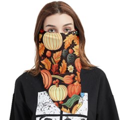 Thanksgiving Pattern Face Covering Bandana (triangle) by Valentinaart