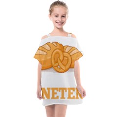 Baker T- Shirt Cool Bread Baking Bakers Saying Motif T- Shirt Yoga Reflexion Pose T- Shirtyoga Reflexion Pose T- Shirt Kids  One Piece Chiffon Dress by hizuto