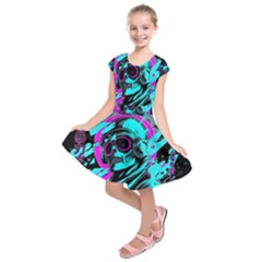 Aesthetic Art  Kids  Short Sleeve Dress by Internationalstore