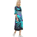 Aesthetic art  Double Cuff Midi Dress View3