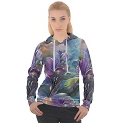 Abstract Blossoms  Women s Overhead Hoodie by Internationalstore