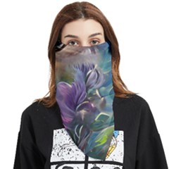 Abstract Blossoms  Face Covering Bandana (triangle)