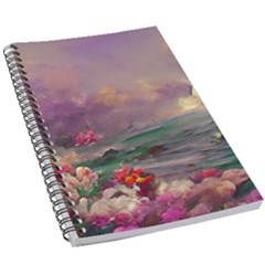 Abstract Flowers  5 5  X 8 5  Notebook