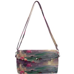 Abstract Flowers  Removable Strap Clutch Bag by Internationalstore