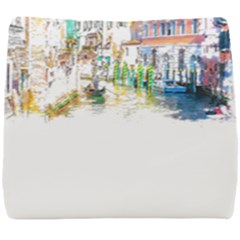 Venice T- Shirt Venice Voyage Art Digital Painting Watercolor Discovery T- Shirt (1) Seat Cushion