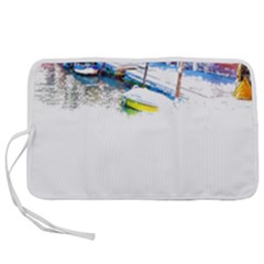 Venice T- Shirt Venice Voyage Art Digital Painting Watercolor Discovery T- Shirt (4) Pen Storage Case (l) by ZUXUMI