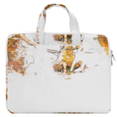 Versailles T- Shirt Versailles Fountain Voyage Art Digital Painting Watercolor Discovery T- Shirt Macbook Pro 13  Double Pocket Laptop Bag