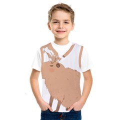 Capybara T- Shirt Cute Capybara With A Little Goat Friend On Its Head T- Shirt Yoga Reflexion Pose T- Shirtyoga Reflexion Pose T- Shirt Kids  Basketball Tank Top by hizuto