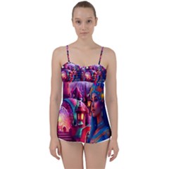 Fantasy Arts  Babydoll Tankini Top by Internationalstore