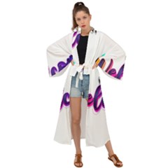 Arts Maxi Kimono by Internationalstore