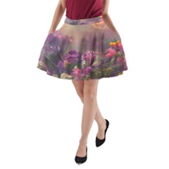 Floral Blossoms  A-line Pocket Skirt by Internationalstore