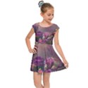 Floral Blossoms  Kids  Cap Sleeve Dress View1