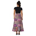 Floral Blossoms  Tiered Ruffle Maxi Skirt View4