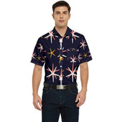 Starfish Men s Short Sleeve Pocket Shirt  by Mariart