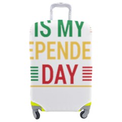 Calligraphy T- Shirtcalligraphy Is My Independence Day T- Shirt Luggage Cover (medium) by EnriqueJohnson