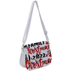 Family Christmas T- Shirt Family Christmas 2022 T- Shirt Saddle Handbag by ZUXUMI