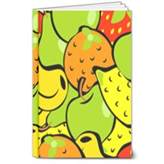 Fruit Food Wallpaper 8  X 10  Hardcover Notebook