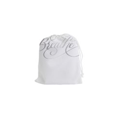 Breathe T- Shirt Breathe In Silver T- Shirt (1) Drawstring Pouch (xs) by JamesGoode