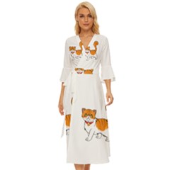 Persian Cat T-shirtwhite Look Calm Persian Cat 19 T-shirt (1) Midsummer Wrap Dress by EnriqueJohnson