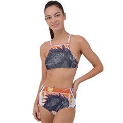 Porcupine T-shirtlife Is Better With Porcupines Porcupine T-shirt Halter Tankini Set by EnriqueJohnson