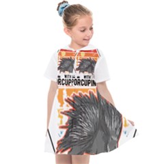 Porcupine T-shirtlife Is Better With Porcupines Porcupine T-shirt Kids  Sailor Dress by EnriqueJohnson