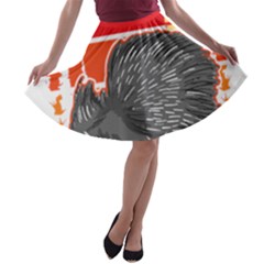 Porcupine T-shirtlife Would Be So Boring Without Porcupines T-shirt A-line Skater Skirt by EnriqueJohnson