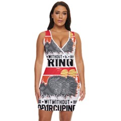 Porcupine T-shirtlife Would Be So Boring Without Porcupines T-shirt Draped Bodycon Dress by EnriqueJohnson