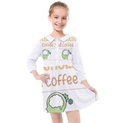 Psychology T-shirtif It Involves Coffee Psychology T-shirt Kids  Quarter Sleeve Shirt Dress