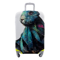 Rabbit T-shirtrabbit Watercolor Painting #rabbit T-shirt Luggage Cover (small) by EnriqueJohnson