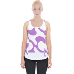 Abstract Pattern Purple Swirl T- Shirt Abstract Pattern Purple Swirl T- Shirt Piece Up Tank Top by EnriqueJohnson